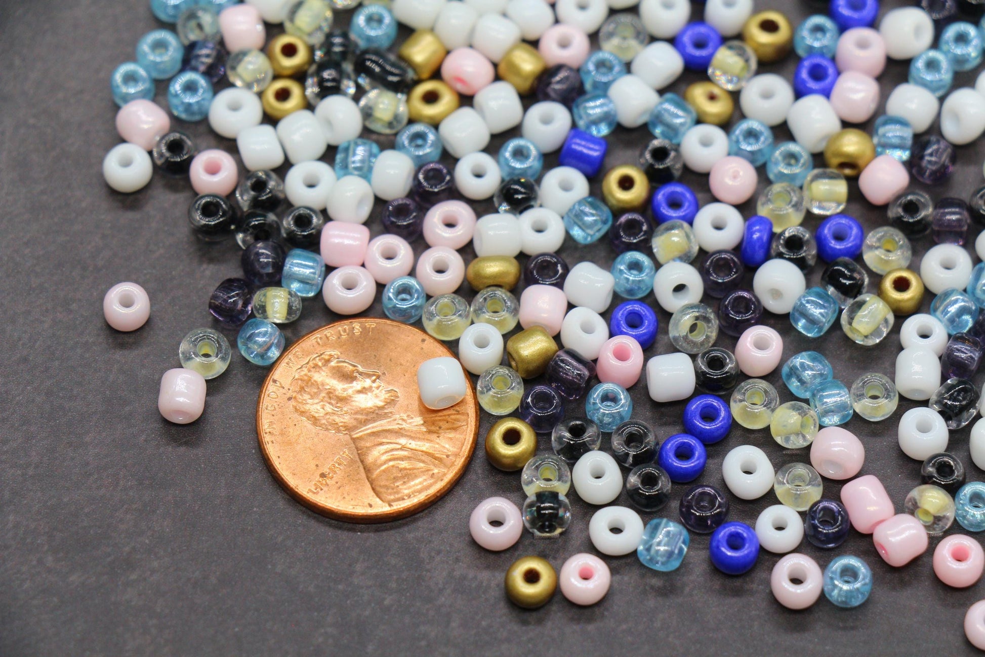 Mix Glass Seed Beads, Size 4mm 6/0 Glass Seed Beads, Multicolor Seed Beads, Rocailles Beads, Bracelet Beads #3660