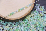 Mix Creamy Green Glass Seed Beads, Size 4mm 6/0 Glass Seed Beads, Mix Seed Beads, Rocailles Beads, Bracelet Beads #3674