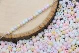 Mix Creamy Glass Seed Beads, Size 4mm 6/0 Glass Seed Beads, Mix Seed Beads, Rocailles Beads, Bracelet Beads #3681