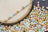 Mix Glass Seed Beads, Size 4mm 6/0 Glass Seed Beads, Mix Seed Beads, Rocailles Beads, Bracelet Beads #3682