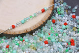 Mix Glass Seed Beads, Size 4mm 6/0 Glass Seed Beads, Mix Seed Beads, Rocailles Beads, Bracelet Beads #3684