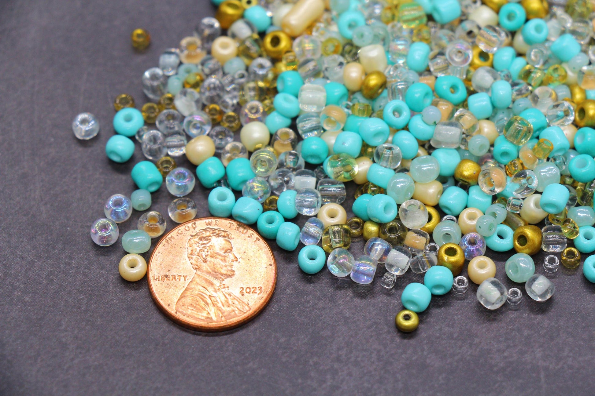 Mix Glass Seed Beads, Size 4mm 6/0 Glass Seed Beads, Mix Seed Beads, Rocailles Beads, Bracelet Beads #3685