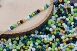 Mix Glass Seed Beads, Size 4mm 6/0 Glass Seed Beads, Mix Seed Beads, Rocailles Beads, Bracelet Beads #3693