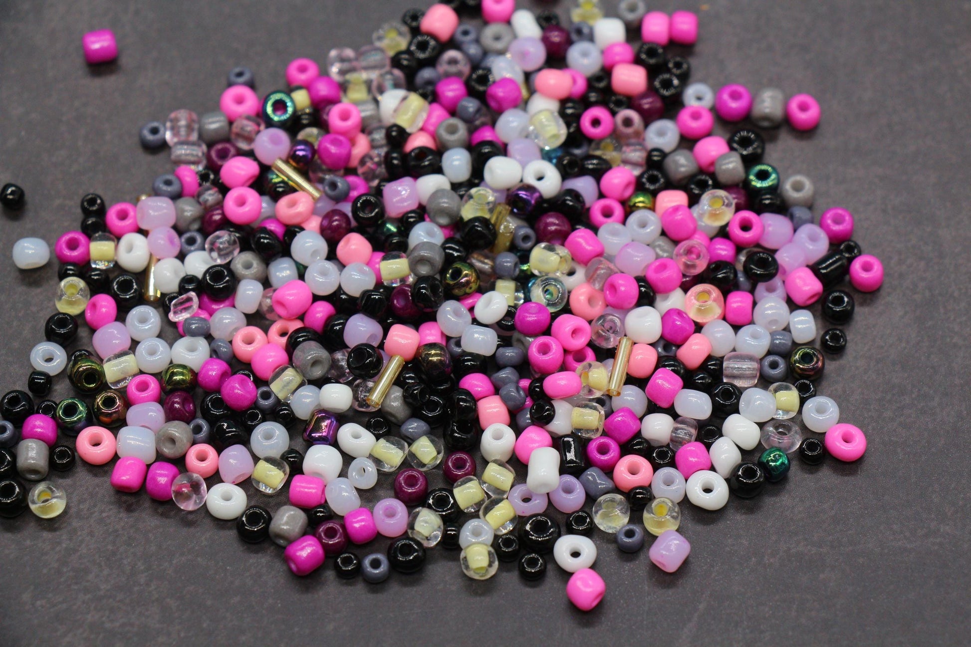 Mix Glass Seed Beads, Size 4mm 6/0 Glass Seed Beads, Mix Seed Beads, Rocailles Beads, Bracelet Beads #3694