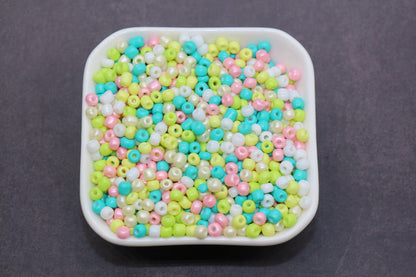 Mix Glass Seed Beads, Size 4mm 6/0 Glass Seed Beads, Mix Seed Beads, Rocailles Beads, Bracelet Beads #3698