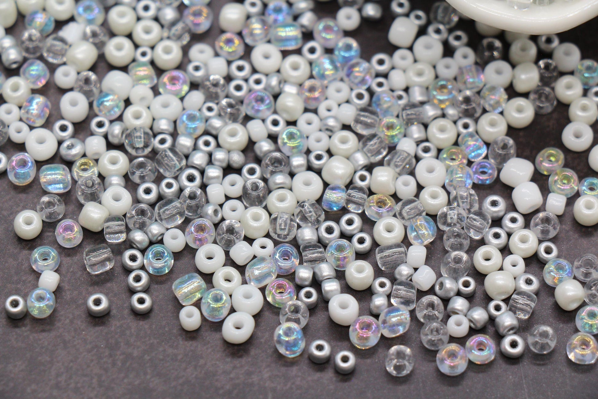 Mix Glass Seed Beads, Size 4mm 6/0 Glass Seed Beads, Multicolor Seed Beads, Rocailles Beads, Bracelet Beads #3657