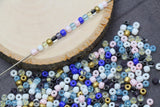 Mix Glass Seed Beads, Size 4mm 6/0 Glass Seed Beads, Multicolor Seed Beads, Rocailles Beads, Bracelet Beads #3660