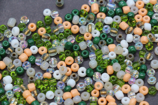 Mix Glass Seed Beads, Size 4mm 6/0 Glass Seed Beads, Mix Seed Beads, Rocailles Beads, Bracelet Beads #3671