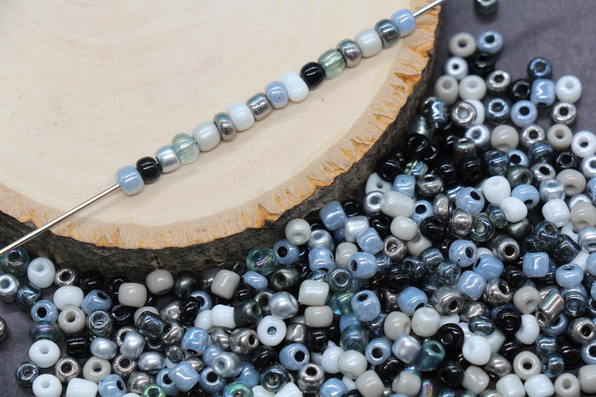 Mix Glass Seed Beads, Size 4mm 6/0 Glass Seed Beads, Mix Seed Beads, Rocailles Beads, Bracelet Beads #3673