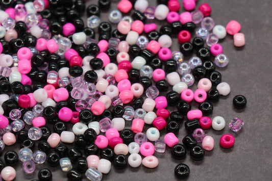 Mix Glass Seed Beads, Size 4mm 6/0 Glass Seed Beads, Mix Seed Beads, Rocailles Beads, Bracelet Beads #3687