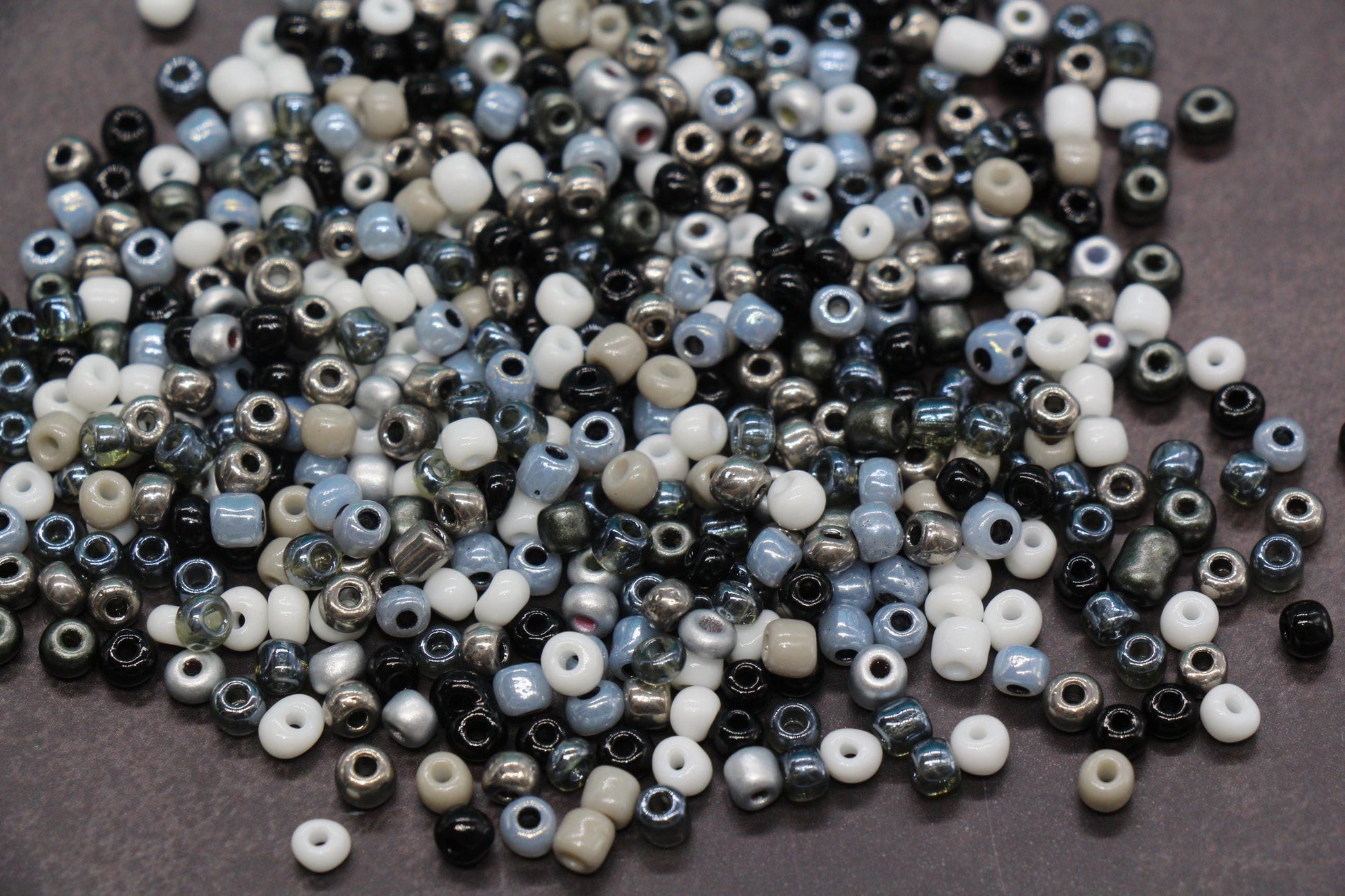 Mix Glass Seed Beads, Size 4mm 6/0 Glass Seed Beads, Mix Seed Beads, Rocailles Beads, Bracelet Beads #3690