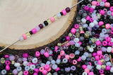 Mix Glass Seed Beads, Size 4mm 6/0 Glass Seed Beads, Mix Seed Beads, Rocailles Beads, Bracelet Beads #3694