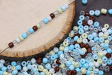 Mix Glass Seed Beads, Size 4mm 6/0 Glass Seed Beads, Mix Seed Beads, Rocailles Beads, Bracelet Beads #3696