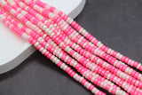 6mm Shimmer Chunky Polymer Clay Beads, Shinny Pink Mix Heishi Spacer Beads, Polymer Clay Rondell Beads, Heishi Spacer Beads #370