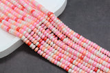 6mm Shimmer Chunky Polymer Clay Beads, Shinny Pink Mix Heishi Spacer Beads, Polymer Clay Rondell Beads, Heishi Spacer Beads #625