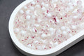 8mm ombre specks crackle glass beads for bracelets