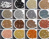 12mm Earth Tones Silicone Beads, Round Bubblegum Beads for Bracelets, Beads for Pens, Non-Toxic Food Grade, Craft Supplies