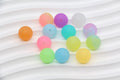 12mm glow in the dark silicone beads for crafts