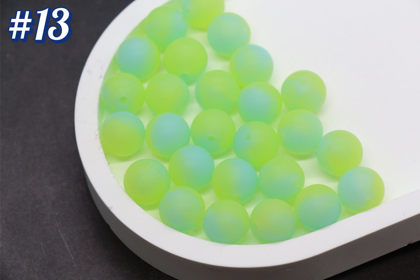 15mm Glow in the Dark Silicone Beads – Round Beads for Jewelry Making, Keychains, and DIY Crafts