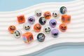 15mm Halloween Iridescent Printed Acrylic Beads