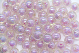 12mm Iridescent Light Purple Gumball Beads, AB Round Acrylic Loose Beads, Bubblegum Beads for Jewelry Making, Glossy Shinny Beads #1959