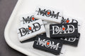 Best Mom & Dad Ever silicone focal beads for pens and keychains