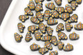 9mm-10mm clownfish for ocean animal bracelets polymer clay beads, animal clay charms for bracelets