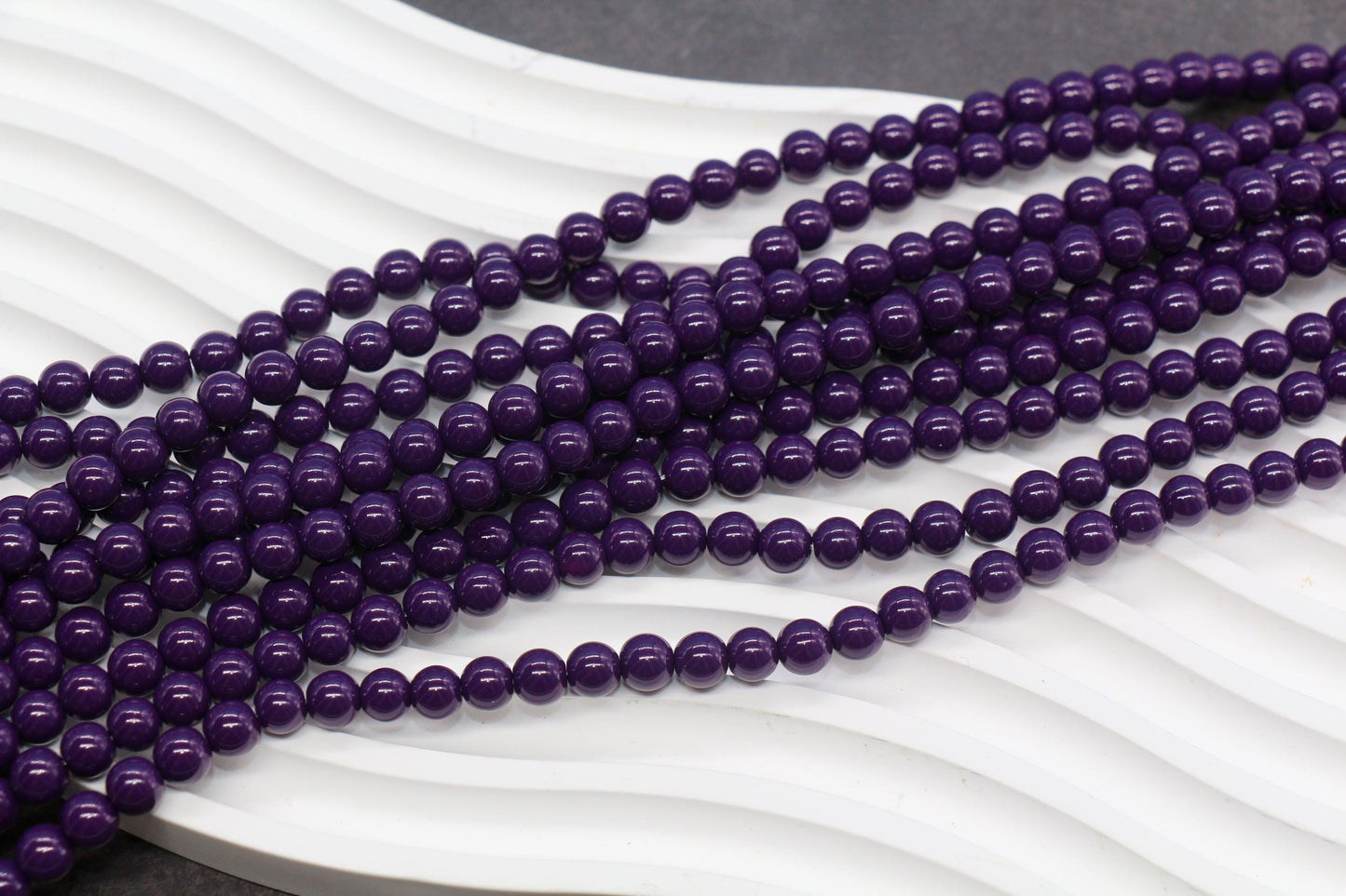 6mm multicolor round glass beads, glass beads for jewelry making image 11