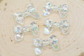 AB Rainbow Translucent Acrylic Bow Beads