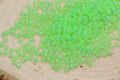 3mm lime green glass seed beads for bracelets