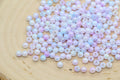 4mm Pastel Lavender Blue Ombre Acrylic Beads