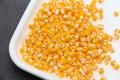 4mm 6/0 orange and white stripe glass seed beads for bracelets
