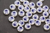 Astronaut Beads, Space Theme Round Acrylic Beads #792