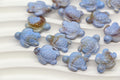 14mm Blue Acrylic Sea Turtle Beads
