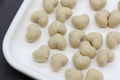 12mm Speckled Cream Acrylic Heart Beads