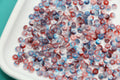 4mm red blue ombre cat eye glass beads for jewelry making