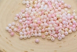 4mm Blush Opal Ombre Beads, Iridescent Plastic Mermaid Beads #3425