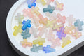 16mm Pastel Mix Ombre Acrylic Cross Beads