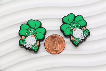 St. Patrick's Day Gnome Silicone Beads #1027