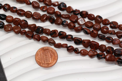 Mahogany Obsidian Nugget Beads