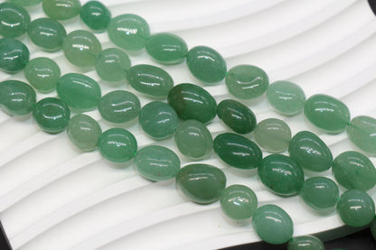 Green Aventurine Nugget Beads for Jewelry