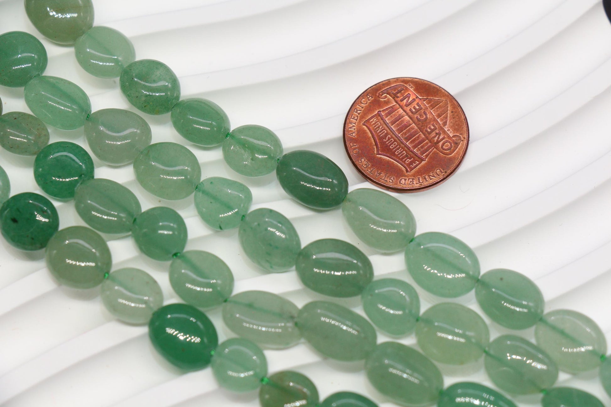Green Aventurine Nugget Beads