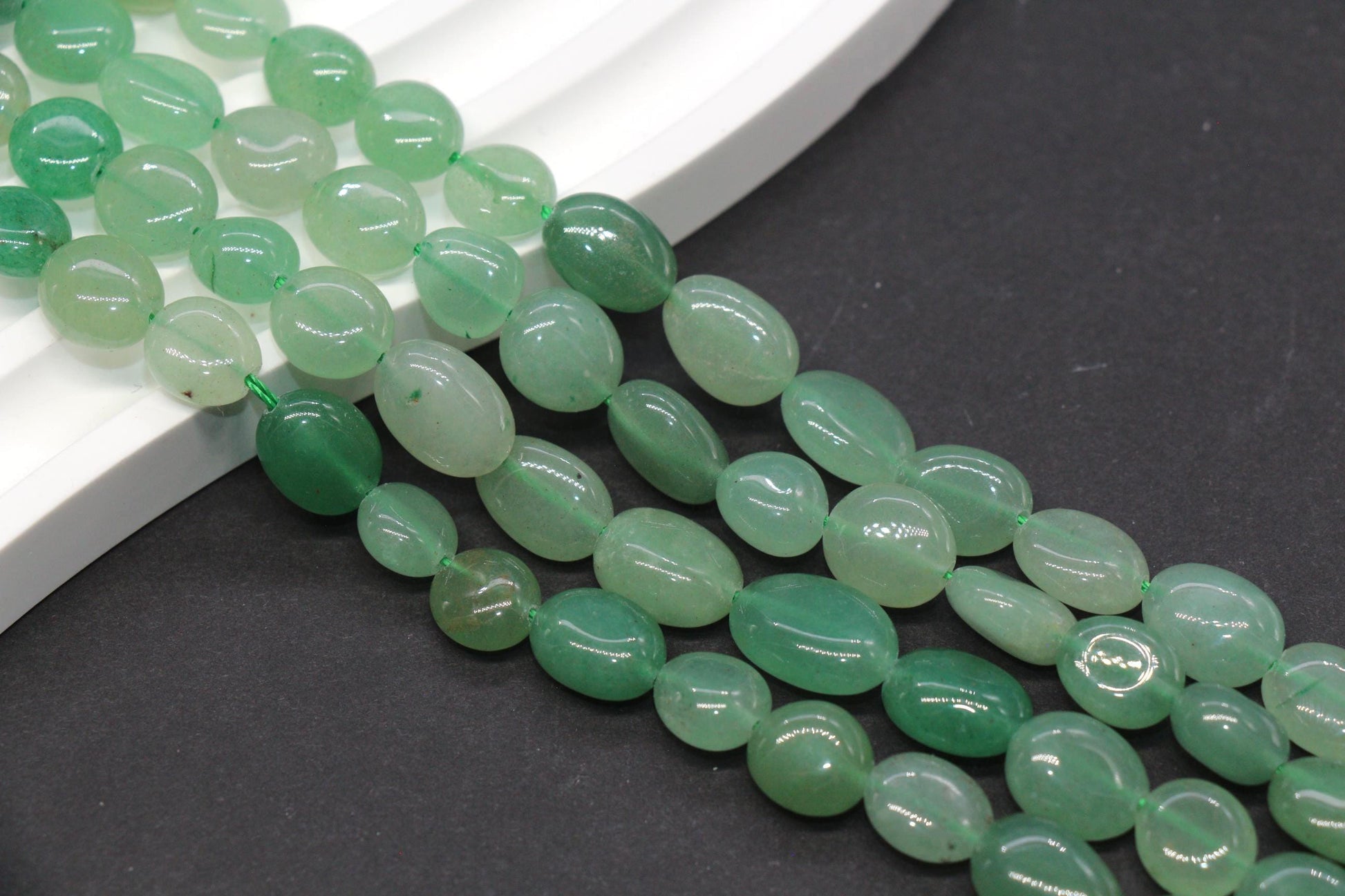 Green Aventurine Nugget Beads