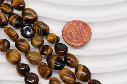 Tiger Eye Nugget Beads for Jewelry Making