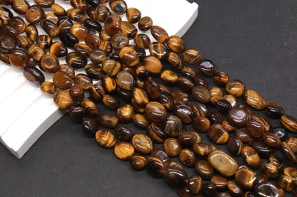 Tiger Eye Nugget Beads for Jewelry Making