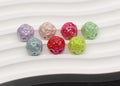 11mm Twisted AB Colorful for Bracelets Acrylic Round Beads