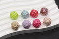15mm Twisted AB Acrylic Round Beads