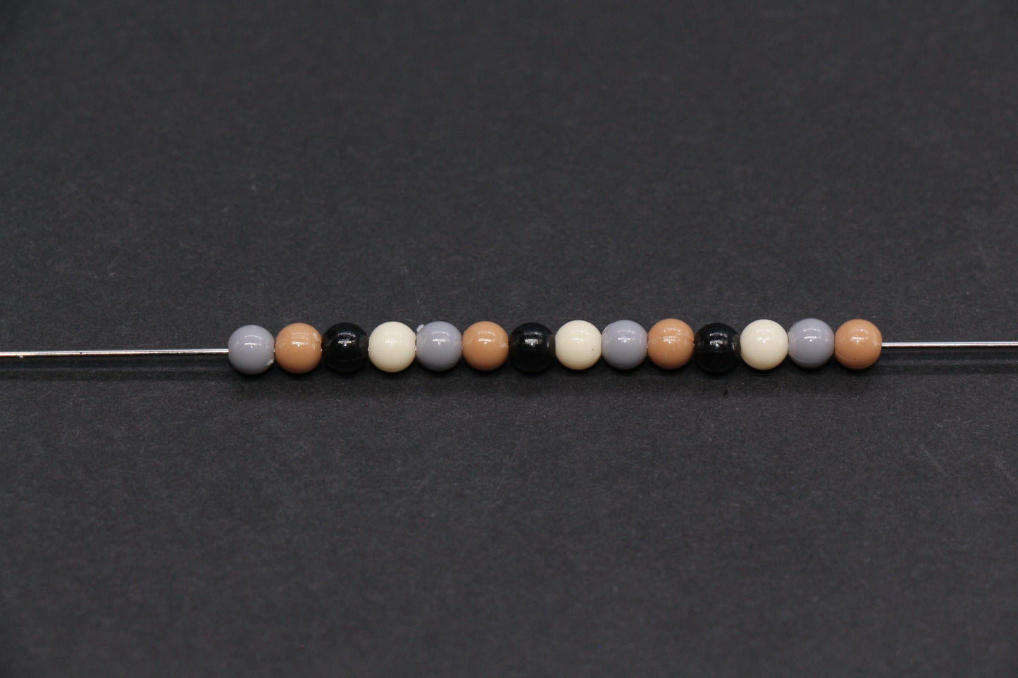 4mm Neutral Mix Beads for Bracelets #3382