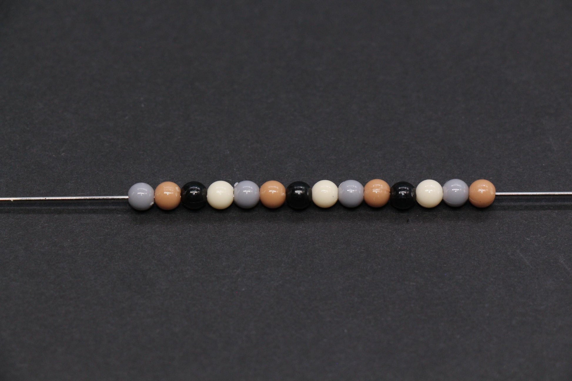 4mm Neutral Mix Beads for Bracelets #3382
