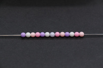 4mm Pastel Blush Dream Mix Beads for Bracelets #3386